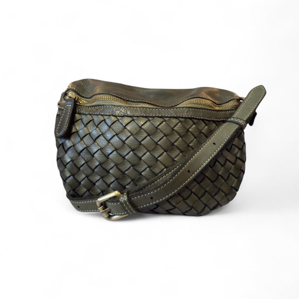 Leather purses made in Italy in classic neutral tones 
