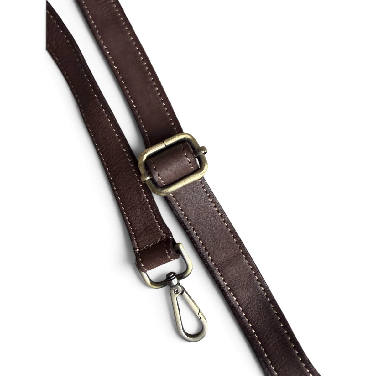 Chocolate brown Italian leather handbag for women by Cossu