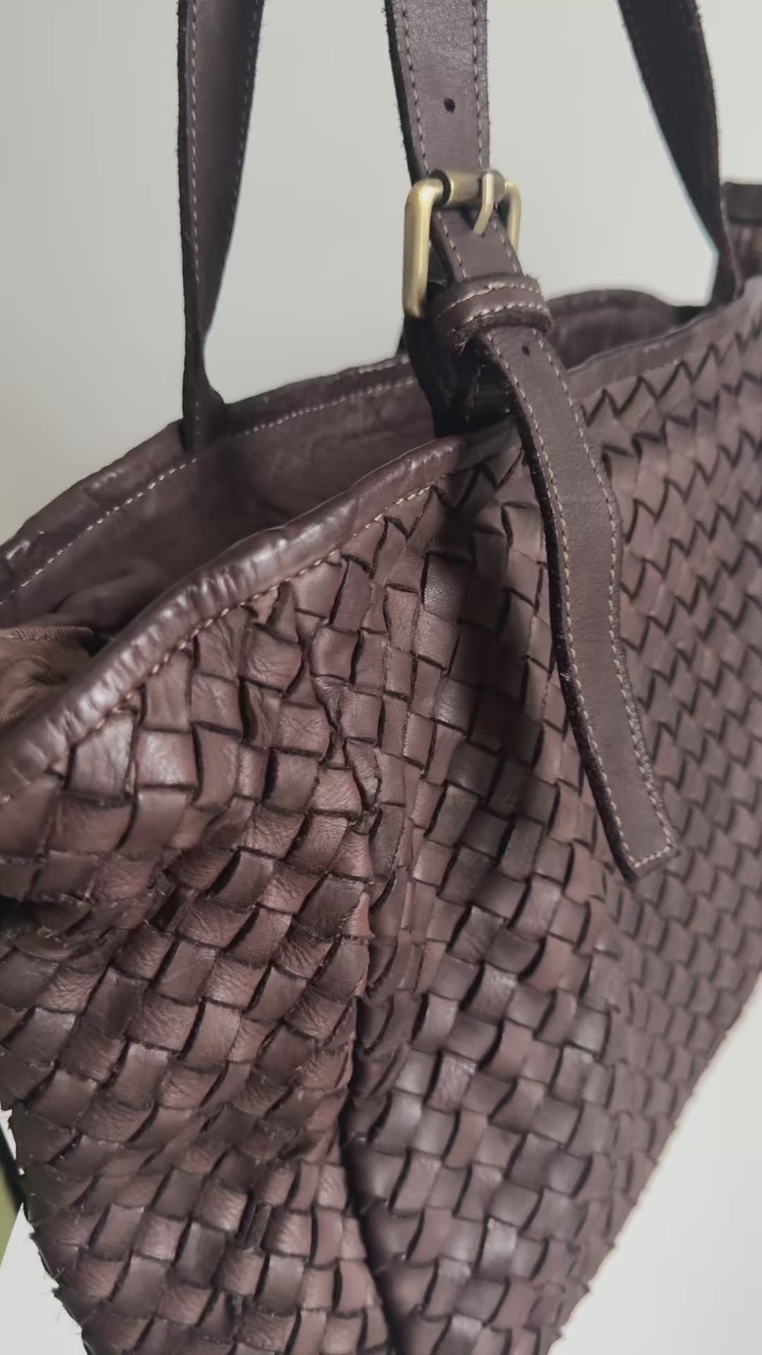 Posada - Woven Italian Leather Tote