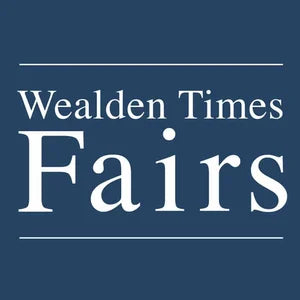 Wealden Times Fairs logo on a blue background